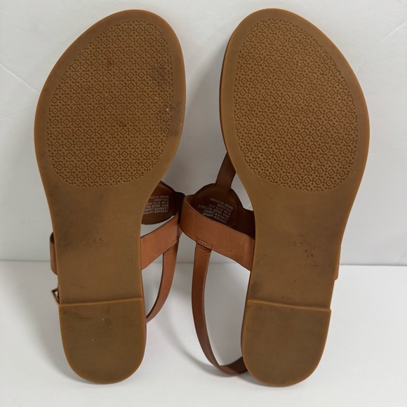 Tory Burch Brown Leather Sandals Size 8.5 - Picture 7 of 9